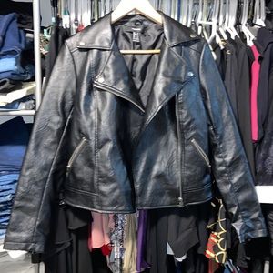 Leather (not real) jacket